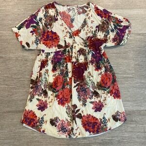 Andrée By Unit Fall Floral Knee Length Dress Size Small